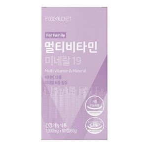 푸드버킷 멀티비타민 미네랄 19