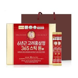 정원삼 6년근 고려홍삼정 365스틱 원 10g