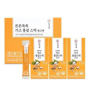 천지양 튼튼쑥쑥 키즈홍삼스틱 망고맛 10ml