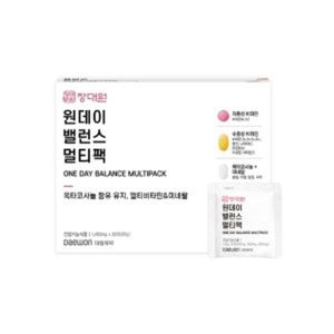 장대원 원데이 밸런스 멀티팩