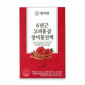 6년근 고려홍삼 장미꽃진액 10ml