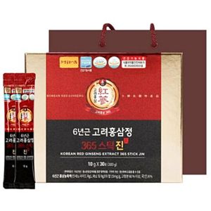 정원삼 6년근 고려홍삼정 365스틱 진 10g