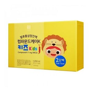 더작 발효홍삼정 진액 컴파운드케이K 키즈 2단계 35ml