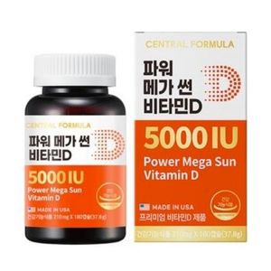 센트럴포뮬러 파워 메가 썬 비타민D 5000IU