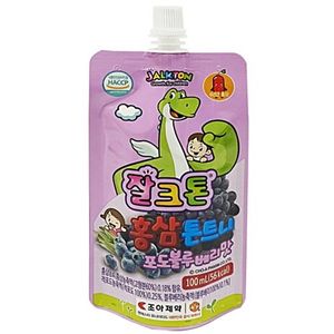 잘크톤 홍삼 튼트니 포도블루베리맛 100ml