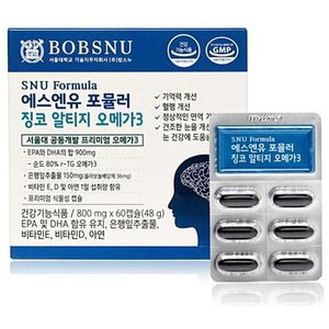 에스엔유 포뮬러 징코 알티지 오메가3