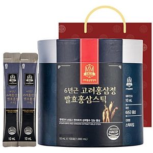 6년근 고려홍삼정 발효홍삼스틱 10ml