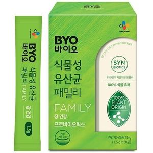 BYO 바이오 식물성 유산균 패밀리