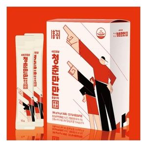 홍건강 청춘만만 홍삼스틱 10g