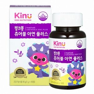 키누 핑크퐁 츄어블 아연 플러스
