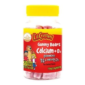릴크리터스 꾸미베어스 칼슘+비타민D3
