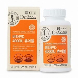 닥터굿스 비타민D 4000IU 츄어블