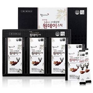 웰스데이 프리미엄 녹용담은 고려홍삼정 원데이 스틱