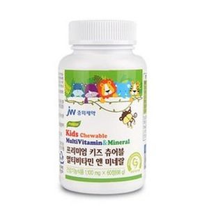 프리미엄 키즈 츄어블 멀티비타민 앤 미네랄