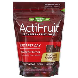 ActiFruit 크랜베리 프룻 츄 500mg