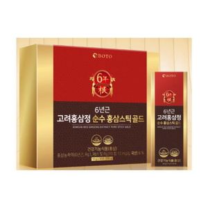 6년근 고려홍삼정 순수 홍삼스틱 골드 10g