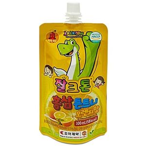 잘크톤 홍삼 튼트니 오렌지맛 100ml