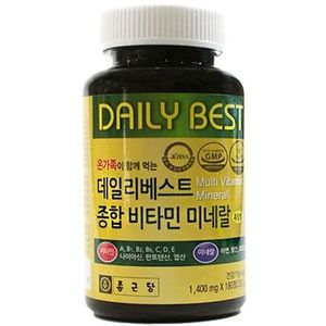 데일리베스트 종합비타민 미네랄