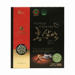 천년숨결 6년근 홍삼액 골드 80ml