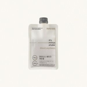 마이너스 쉐이크 까만콩
