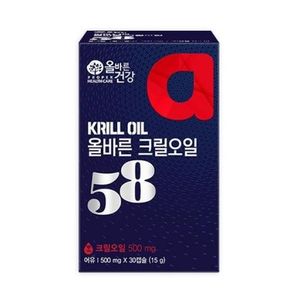 올바른건강 올바른 크릴오일 58
