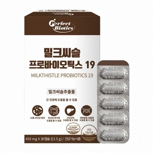퍼펙트바이오틱스 밀크씨슬 프로바이오틱스 19