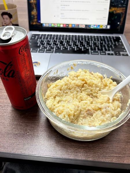 卵とツナのお粥のサムネイル