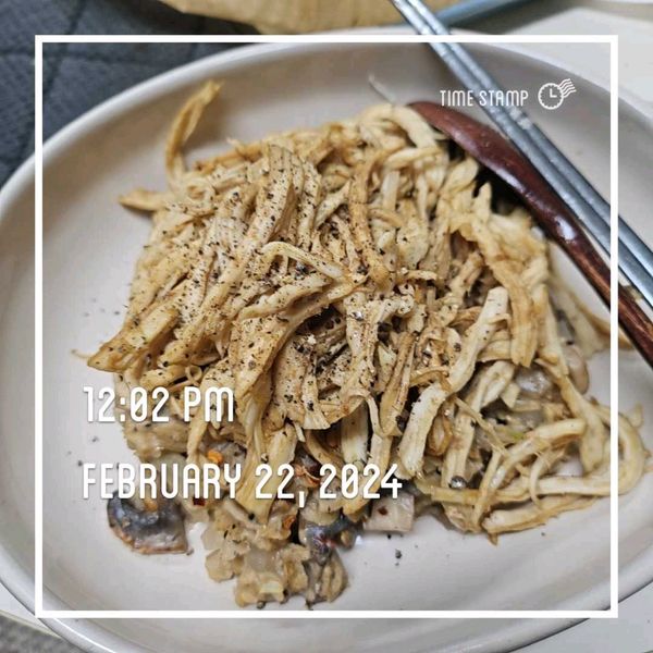 鶏むね肉ときのこのオートミールリゾットのサムネイル
