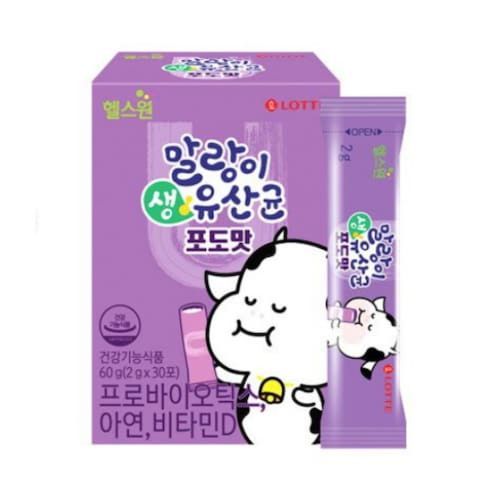 말랑이 생유산균 포도맛