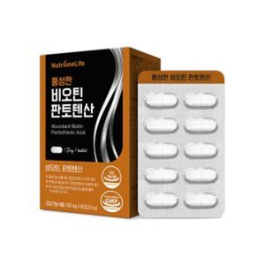 풍성한 비오틴 판토텐산