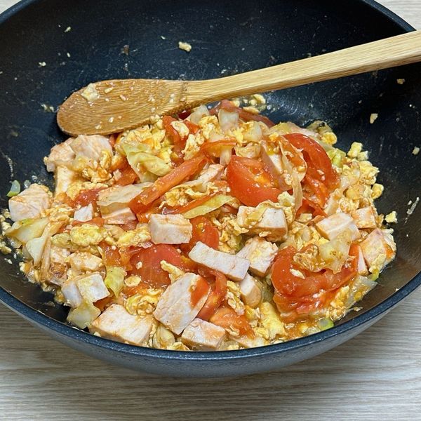 토마토달걀볶음 (닭가슴살/양배추)의 썸네일