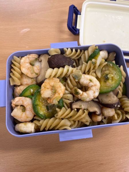 エビとオイスターソースのパスタのサムネイル