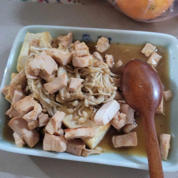 豆腐とエノキの煮込みのサムネイル