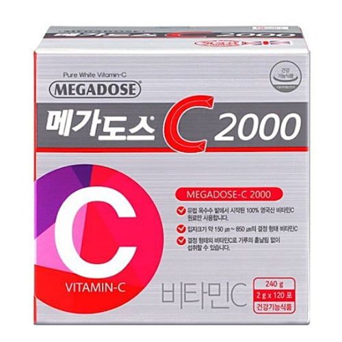 고려은단 메가도스C 2000 효능, 부작용, 실제 후기, 성분, 복용법 (2024) | 필라이즈