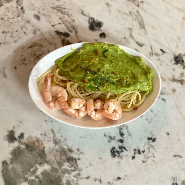 アボカドピューレパスタ🥑💚のサムネイル