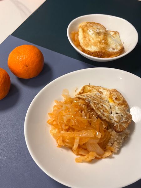 キャベツと玉ねぎの丼ぶりのサムネイル