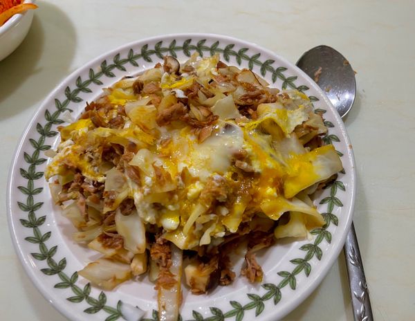 キャベツとツナの丼のサムネイル