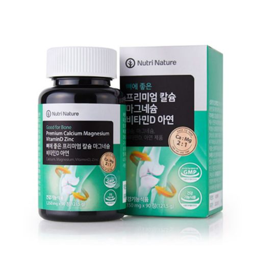 뼈에 좋은 프리미엄 칼슘 마그네슘 비타민D 아연
