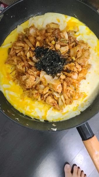 鶏むね肉キムチチャーハンのサムネイル