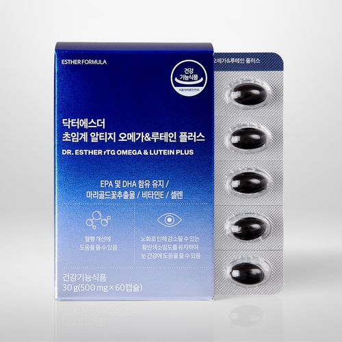 닥터에스더 초임계 알티지 오메가&루테인 플러스