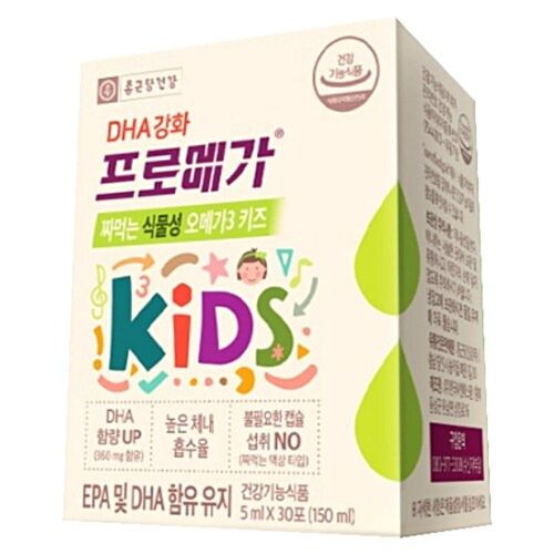 DHA강화 프로메가 짜먹는 식물성 오메가3 키즈