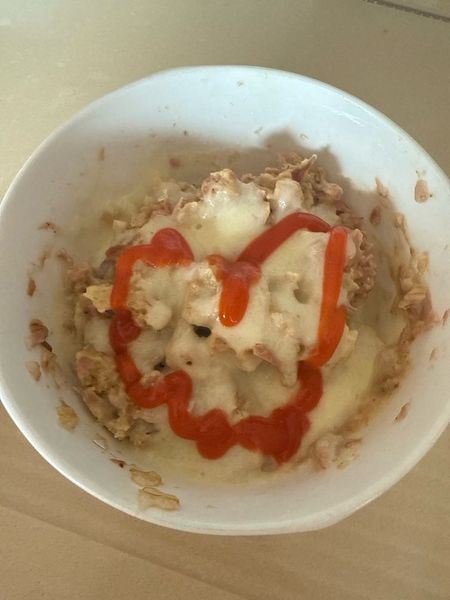 オートミールツナチーズおかゆのサムネイル