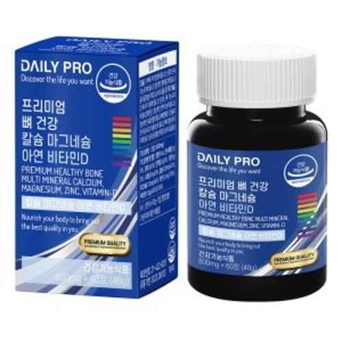 데일리프로 프리미엄 뼈 건강 칼슘 마그네슘 아연 비타민D