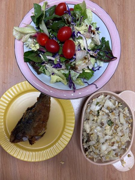 卵と鶏むね肉の雑穀炒飯のサムネイル