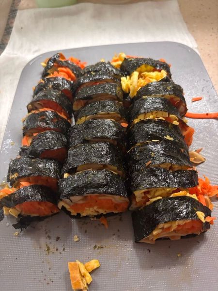 ニンジン・卵・キノコのキンパのサムネイル