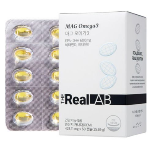 오메가3 추천 더리얼랩머그오메가3 피쉬오일 효능 마시는법 하루 섭취량