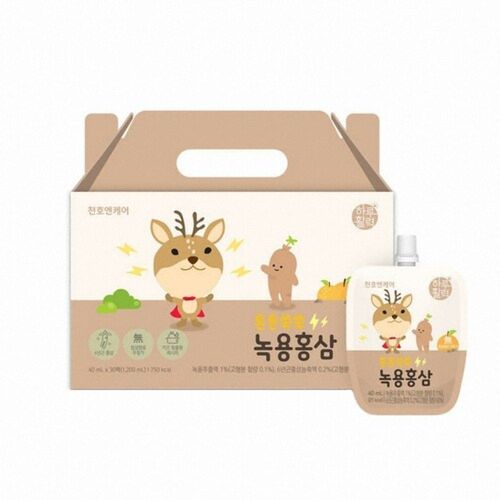 하루활력 튼튼쑥쑥 녹용홍삼 40ml