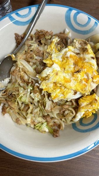 レタスとツナの丼ぶりのサムネイル
