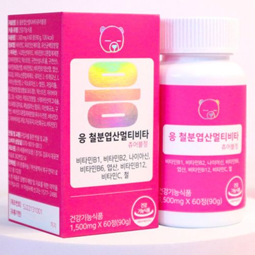 응 철분엽산멀티비타 츄어블정