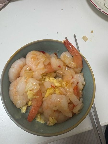 Thumbnail of Chili Shrimp Scrambled Rice Bowl